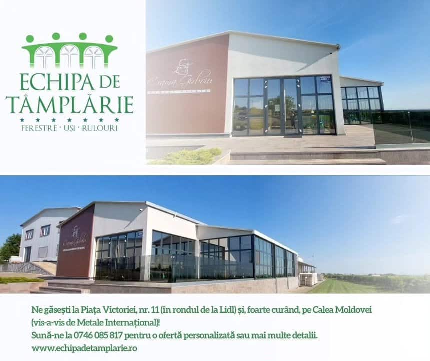 Proiect de referință: Tâmplărie din aluminiu la Crama Gîrboiu