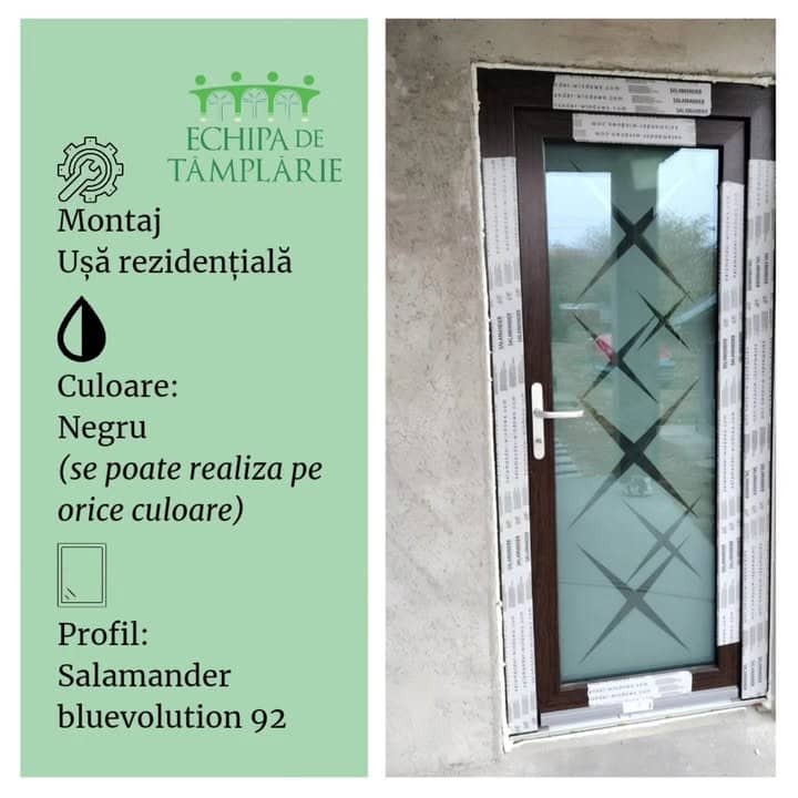 Ușă rezidențială Salamander Bluevolution 92