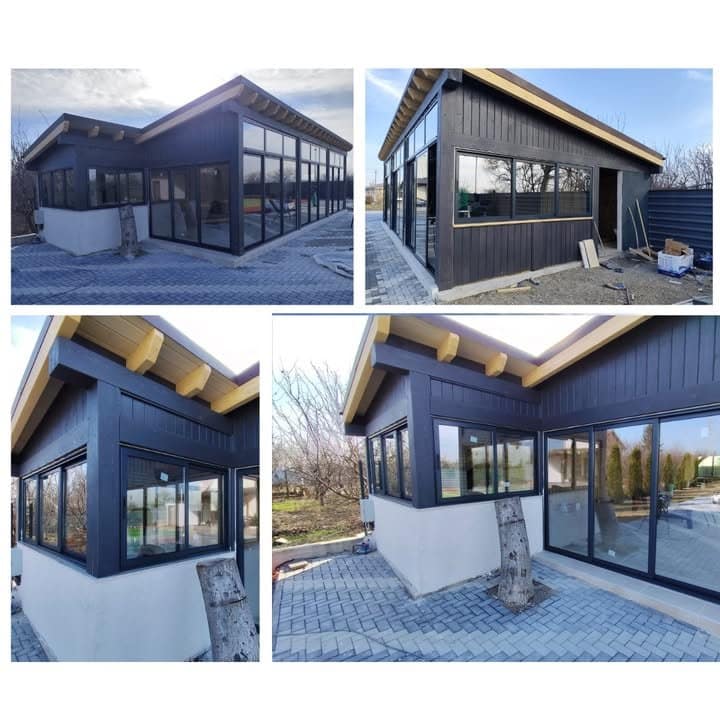 Proiect finalizat: Uși glisante din aluminiu pentru terasă