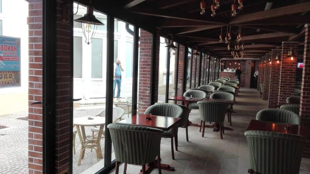 Închidere terasă Corso Cafe Focșani