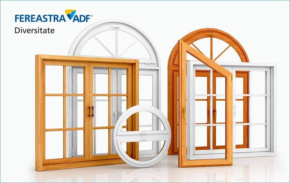 Libertate în design: Ferestre PVC cu forme și finisaje variate