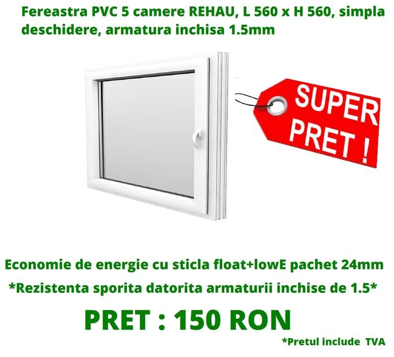 Ferestre PVC Rehau: Calitate și rezistență