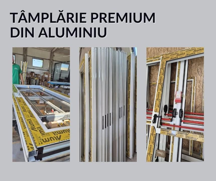 Tâmplărie din aluminiu pentru proiecte industriale și rezidențiale