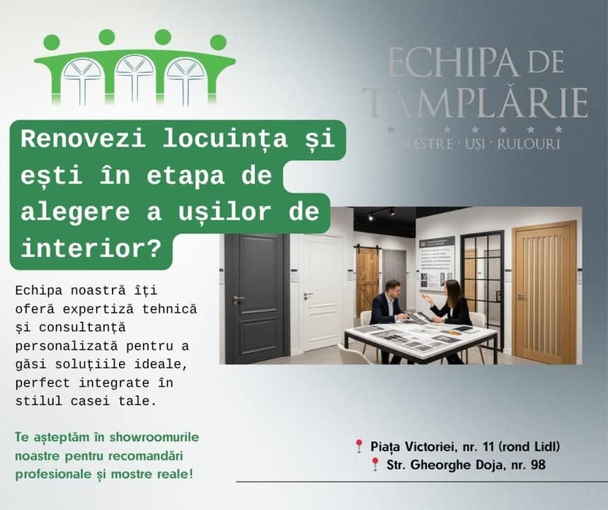 Alegerea ușilor de interior potrivite pentru locuința ta