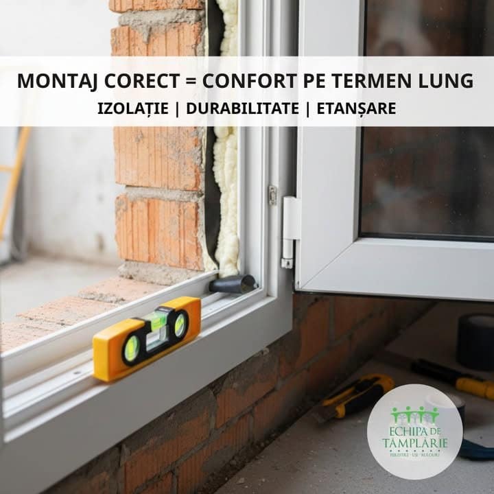 Importanța montajului corect pentru ferestrele PVC și aluminiu