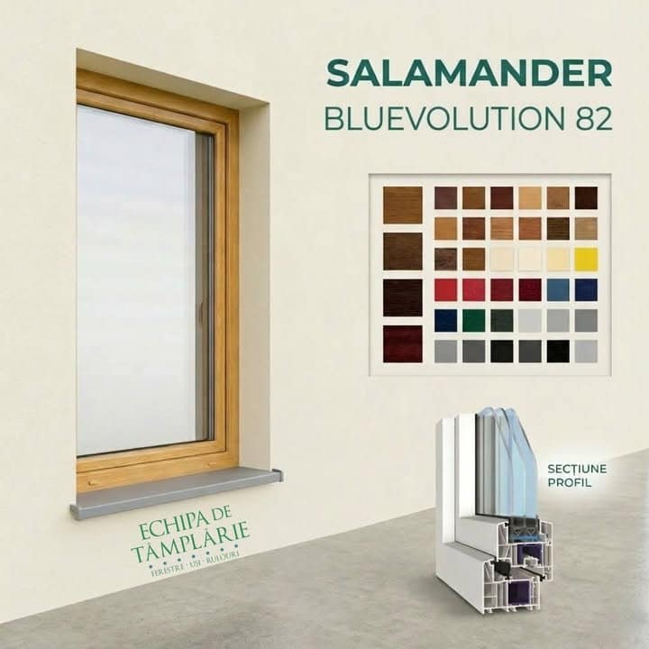Ferestre Salamander BluEvolution 82 pentru casa ta