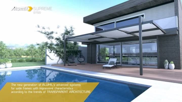 Sistemul culisant Alumil Supreme S700: Design și eficiență