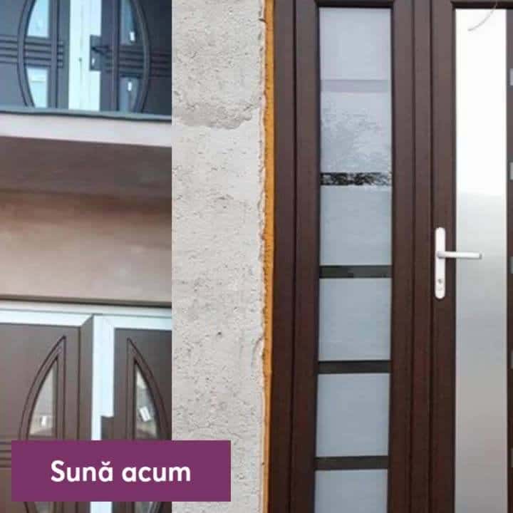 Uși de exterior din PVC: Design modern și etanșare corectă