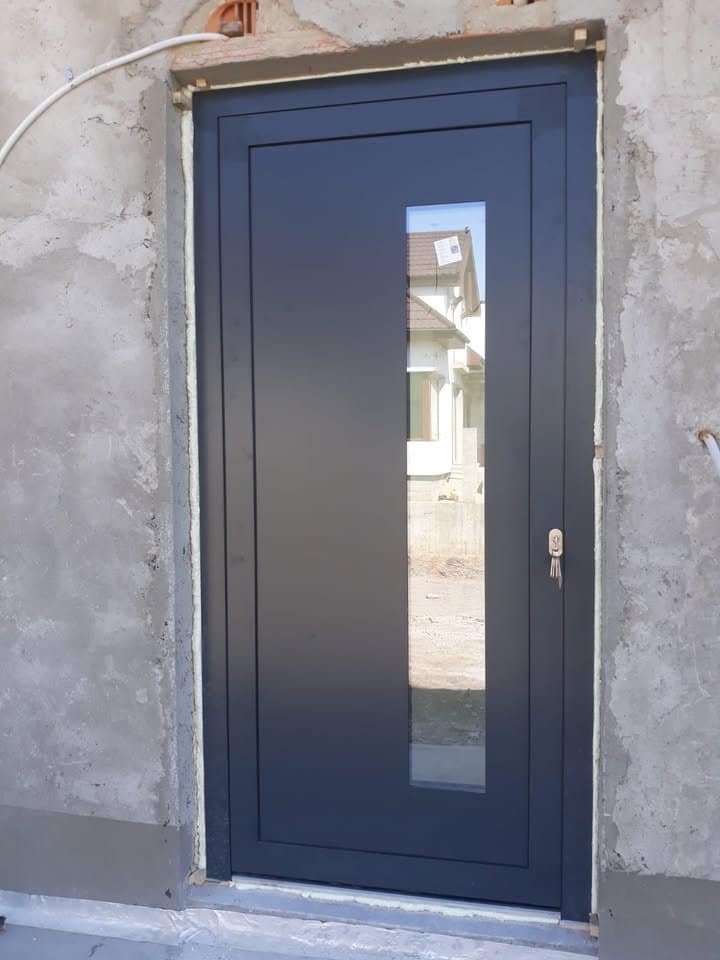 Uși de exterior moderne din aluminiu