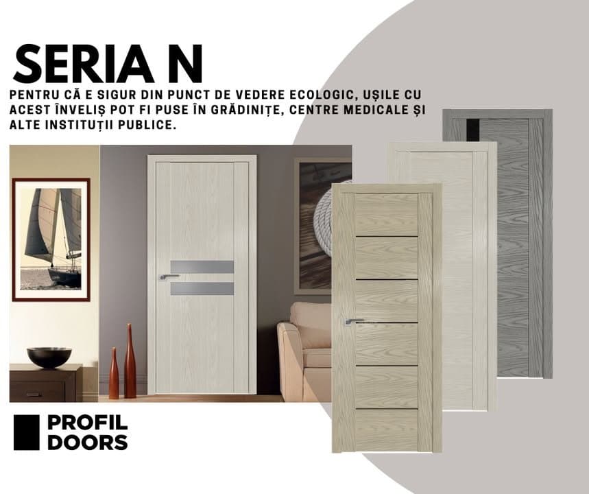 Ușile din colecția N: Eleganță și texturi naturale pentru interior