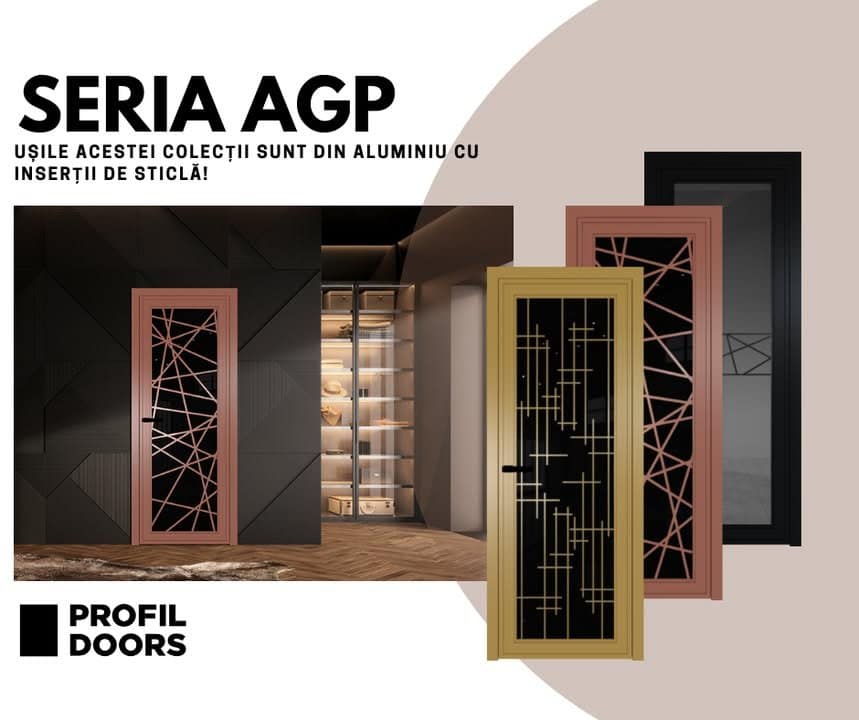 Ușile din colecția AGP: Design modern și eleganță pentru interior